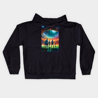 Soccer abduction Kids Hoodie